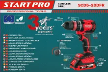 Шуруповерт акумуляторний Start Pro SCD5-20 DFR